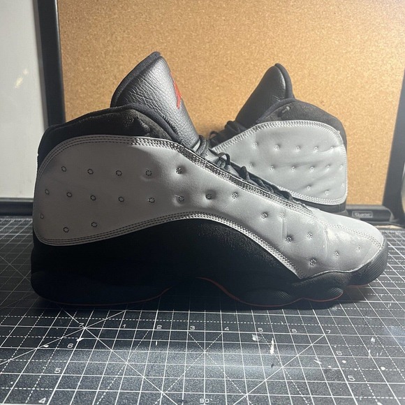 Size 12 - Air Jordan 13 Retro 'Reflective Silver' 696298-023 - Picture 9 of 14